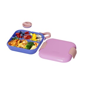 For Kids 1300ML 4 Compartment Bento Lunch Box For Kids With Cutlery Lunch Box Containers For Kids