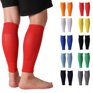 Solid Color Leg Sleeve Running Sports Socks Match Soccer Socks Outdoor Exercise Calf Compression Sleeve