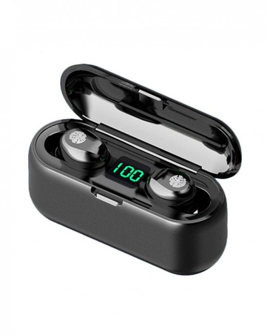 High Version 6 Hours Bluetooth Mini headphones f9 TWS 5.3 True Wireless Earbuds Earphone Sports Gaming Headset With LED Display