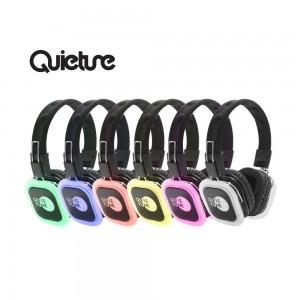 F39 Silent Disco Headphone DJ Earphone Sporting Events 10 Channel Silent Disco Transmitter Quiet Party DJ Headset