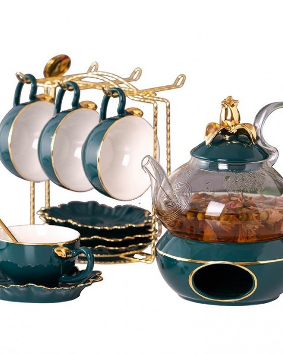 WHOLESALE Ceramic 15pcs Coffee Tea Set JS-C1908