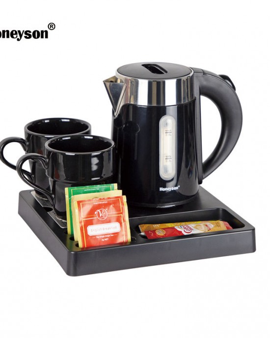 Hot Sale Hotel Best Electric Kettle Tray Set Water Kettle Electric Stainless Steel Tea Set With Kettle