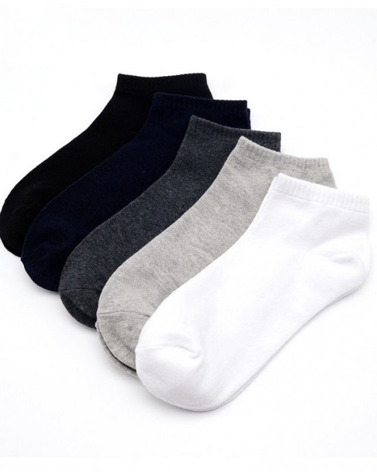 HF High Quality Men US EUR Plus Size Pure Cotton and Soild Color Short Socks