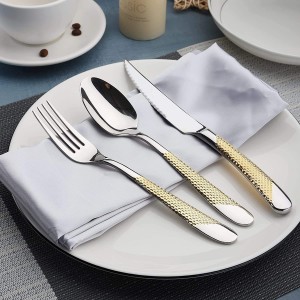 Stainless Steel 18/0 Fork Knife and Spoon Set Stainless Steel Cutlery Flatware