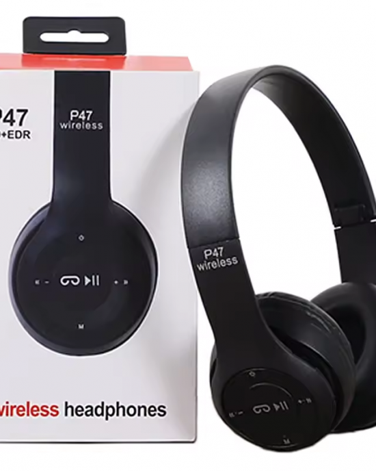 Over Ear P47 High Quality Stereo P47 Wireless Headphone BT Gaming Headset Ear mobile phone computer audifonos AUX line TF card