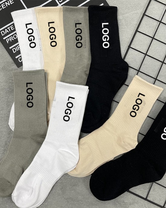 Wholesale Cheapest Unisex Designer High Quality Fashion White Black Colorful Custom Logo Socks Men