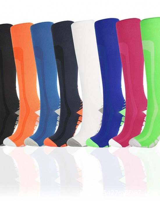 Wholesale Bicycle Socks Customize Logo Men Arrow Pattern Cycling Sports Compression slip Socks Bicycle Socks