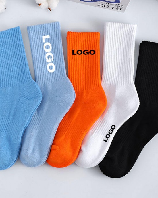 Quality Crew Designer Cotton Ankle Women logo Unisex Compression Sports Grip Custom Socks & Hosiery