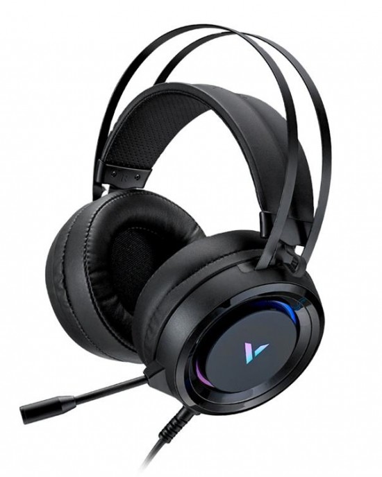 Rapoo VH500 Hot Seller Wired 7.1 Channel RGB Wired Hifi ENC MIC Gaming On Over Ear Headphones Gamer Headset